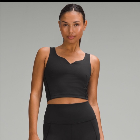 New with tags Lululemon Wunder Train Sweetheart Tank To. Size 10. Black. - Picture 1 of 6
